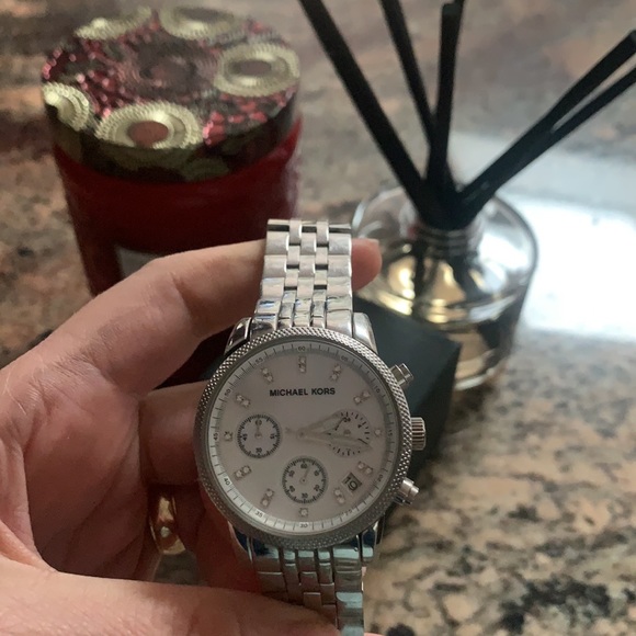 Michael Kors diamond studded watch
